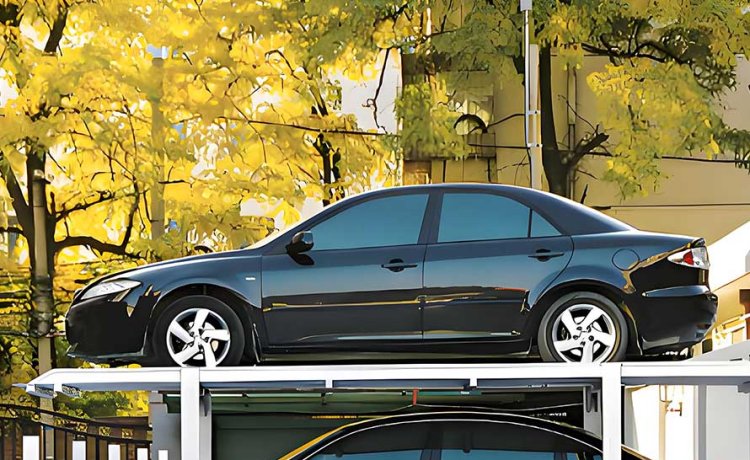 Motor Driven Pit Car Storage Parking Lift for 2 3 Vehicles