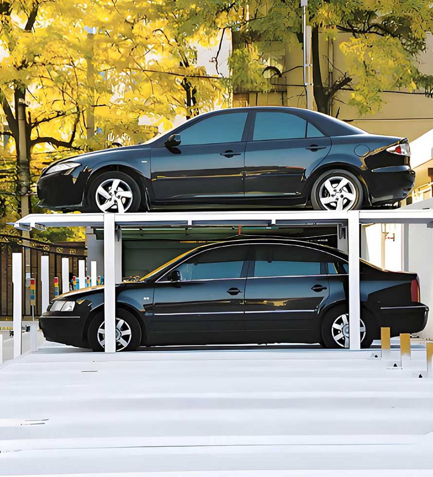 Motor Driven Pit Car Parking System 2 or 3 Levels Underground Auto Storage Lift	