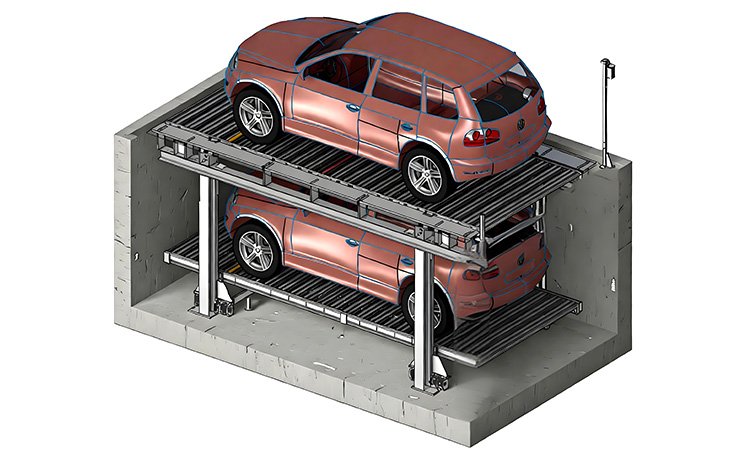 MOTOR DRIVE PIT PARKING LIFT