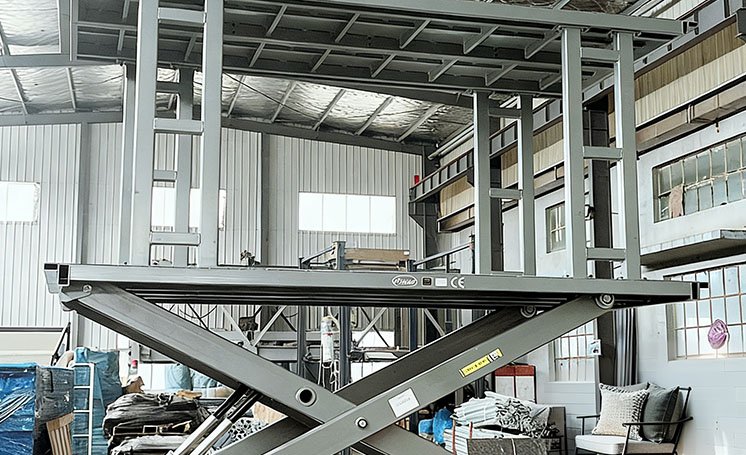 DOUBLE DECK SCISSOR CAR LIFT