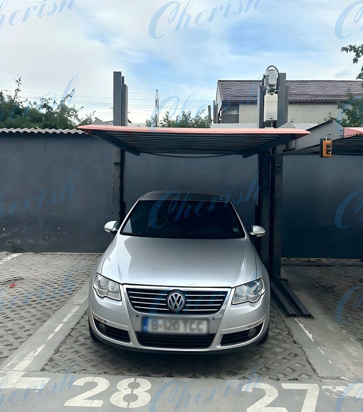 Two Post Parking Lift Installed in Romania – Customer Satisfied & Shares 4 Real-Use Photos