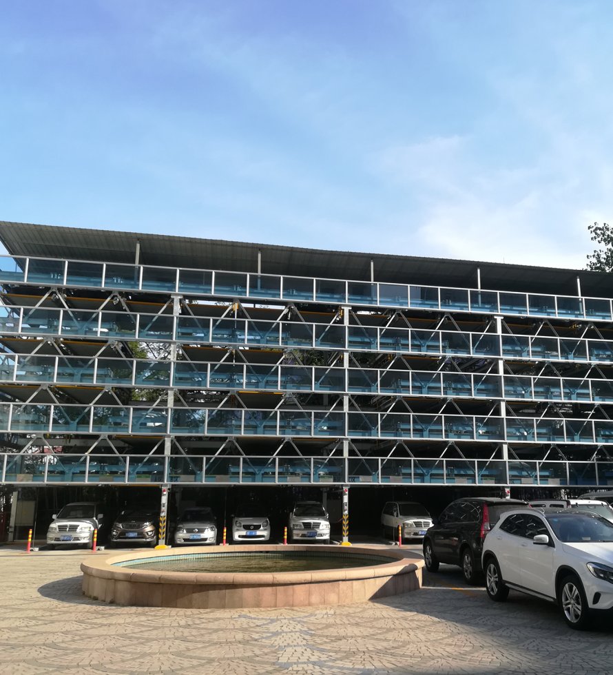 4 Level Automated Puzzle Smart Car Parking System 