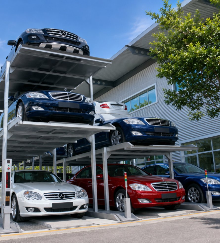 Motor Driven Underground Parking Lift System for Residential Garages