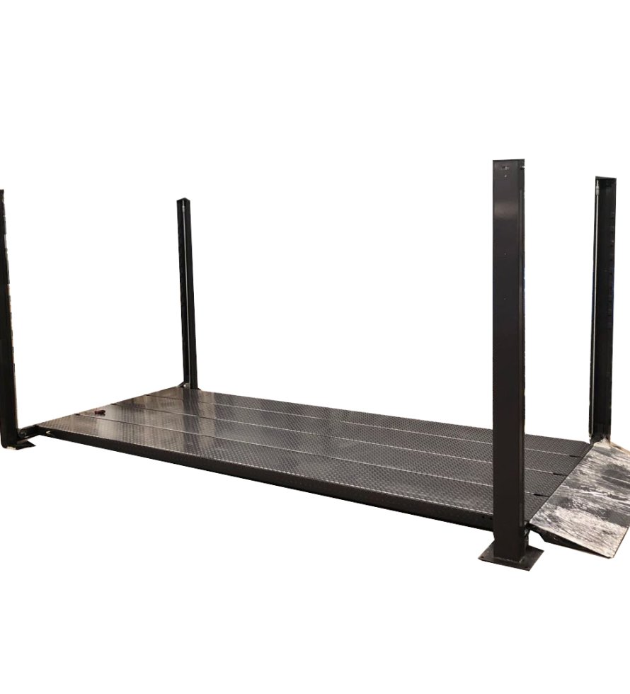 Four-Post Double-Level Car Parking Lift 