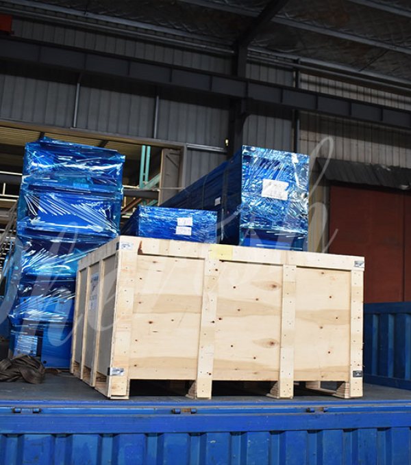 5 Units Triple Stacker Parking Lifts Shipped to the USA