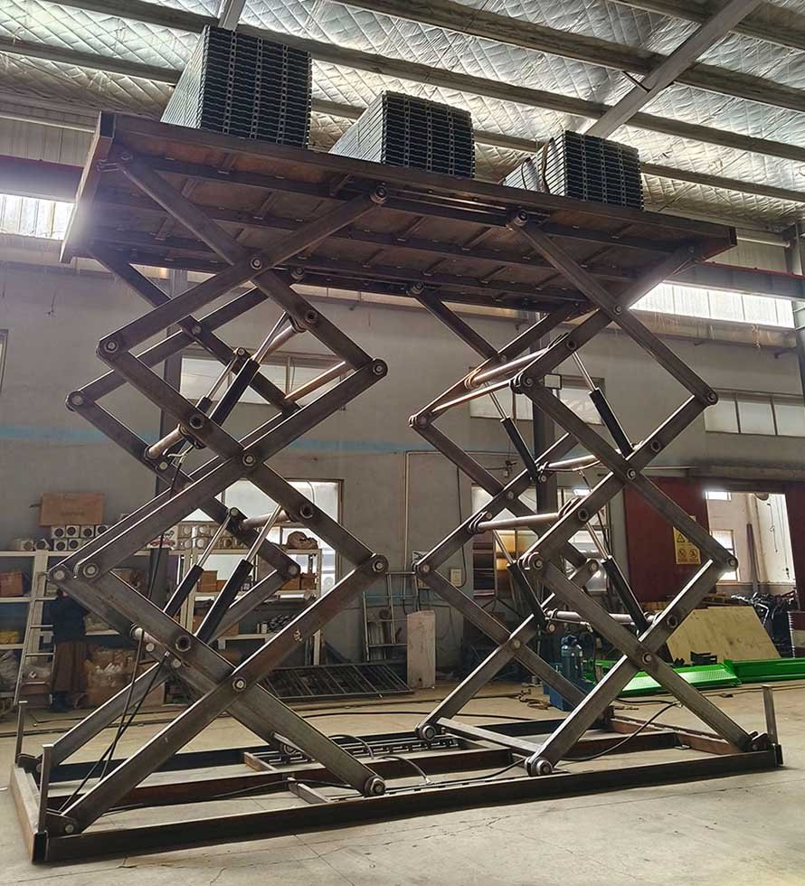 Hydraulic Single Deck Scissor Car Lift Platform