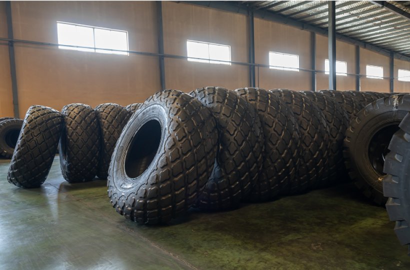 An OTR order from a Central Asian customer has been processed and is awaiting shipment.