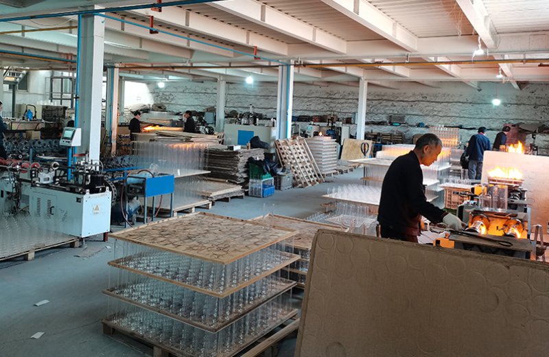 High borosilicate production line