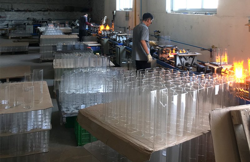 High borosilicate production line