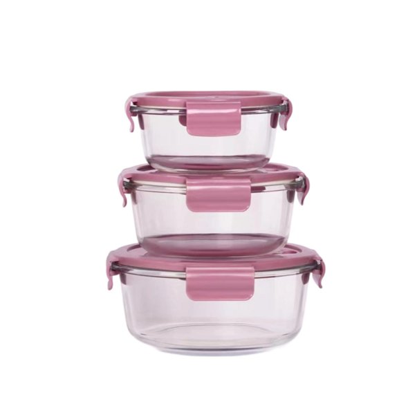 G3610 Round Food Container With Air-letout Lids