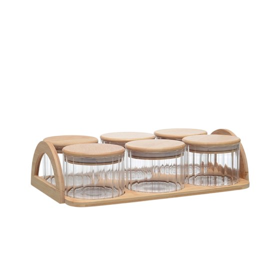 M3609B 6Pcs Spice Storage Rack Set