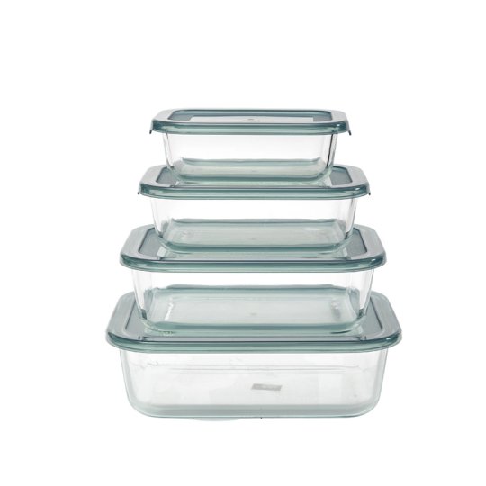 G3603 Glass Container With Plastic Lid