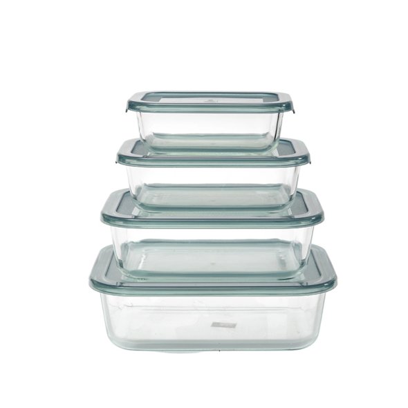 G3603 Glass Container With Plastic Lid