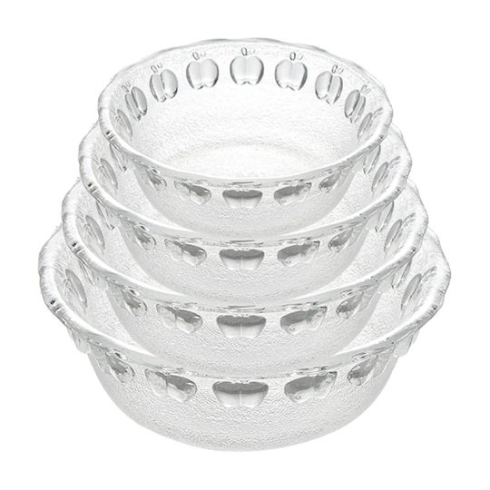 Flower Glass Plate For Dinner K1909