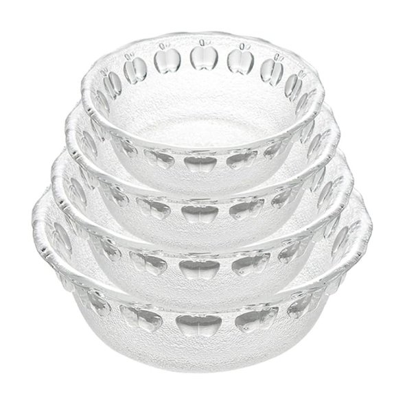 Flower Glass Plate For Dinner K1909