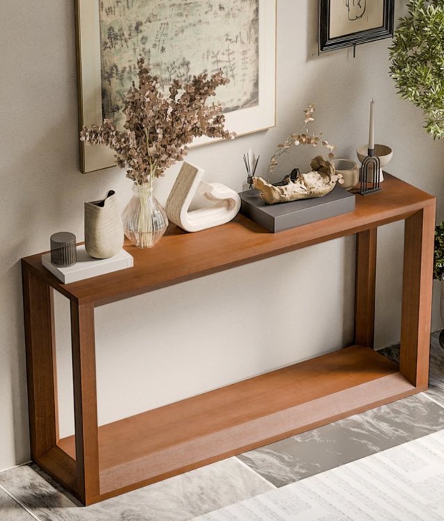 Minimalist Solid Wood Console Table | Hallway & Entryway Furniture