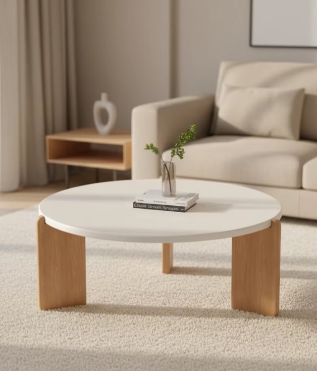 Modern Nesting Coffee Table Set (Solid Wood OEM/ODM)