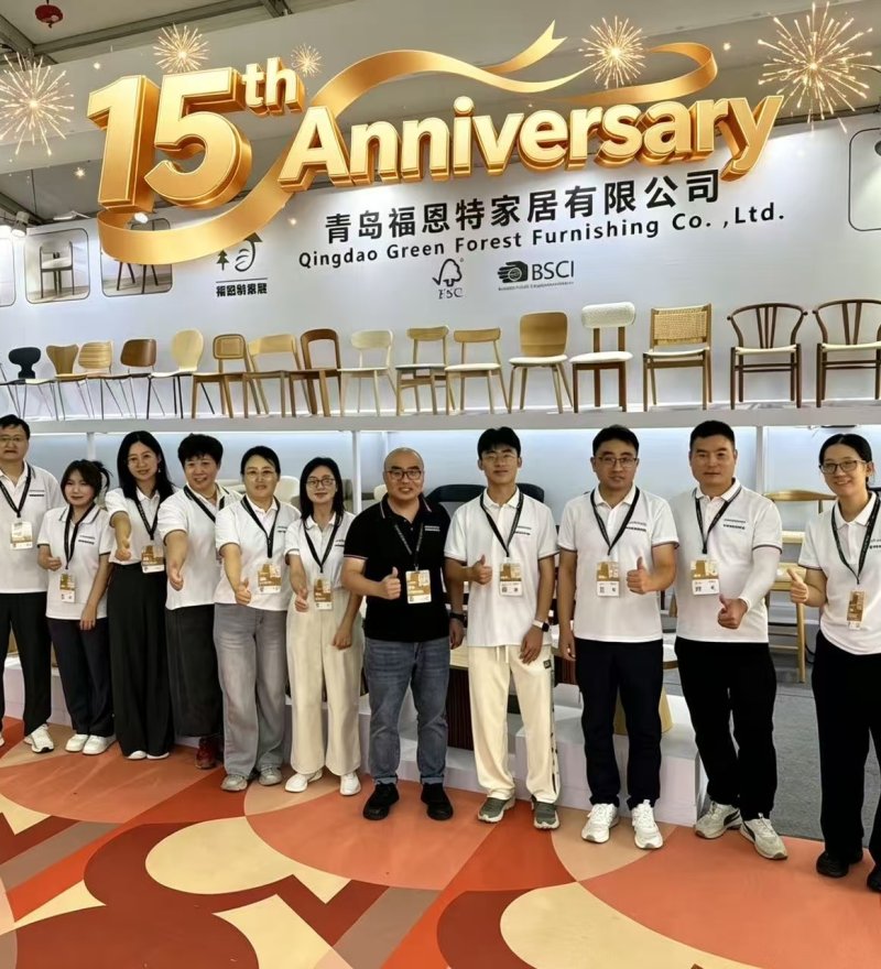 Celebrating 15 Years of Growth: Green Forest Furniture Marks 15th Anniversary as a Global OEM/ODM Partner