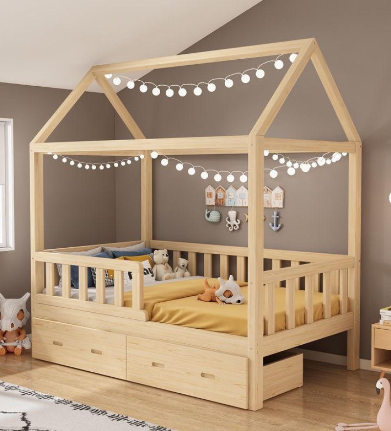 New Arrival Solid Wood Baby Crib Series – Customizable Wholesale Nursery Furniture For Hotel & Home