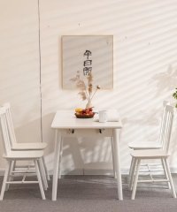 Vertical Slat Windsor Style Side Chair, Solid Wood Dining Chair for Nordic Country-Style Home & Catering Venues