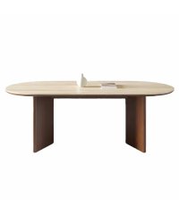 Stable Panel Support Home Dining Furniture, Solid Wood Dining Table for Nordic Living Space & Hospitality Bulk Project