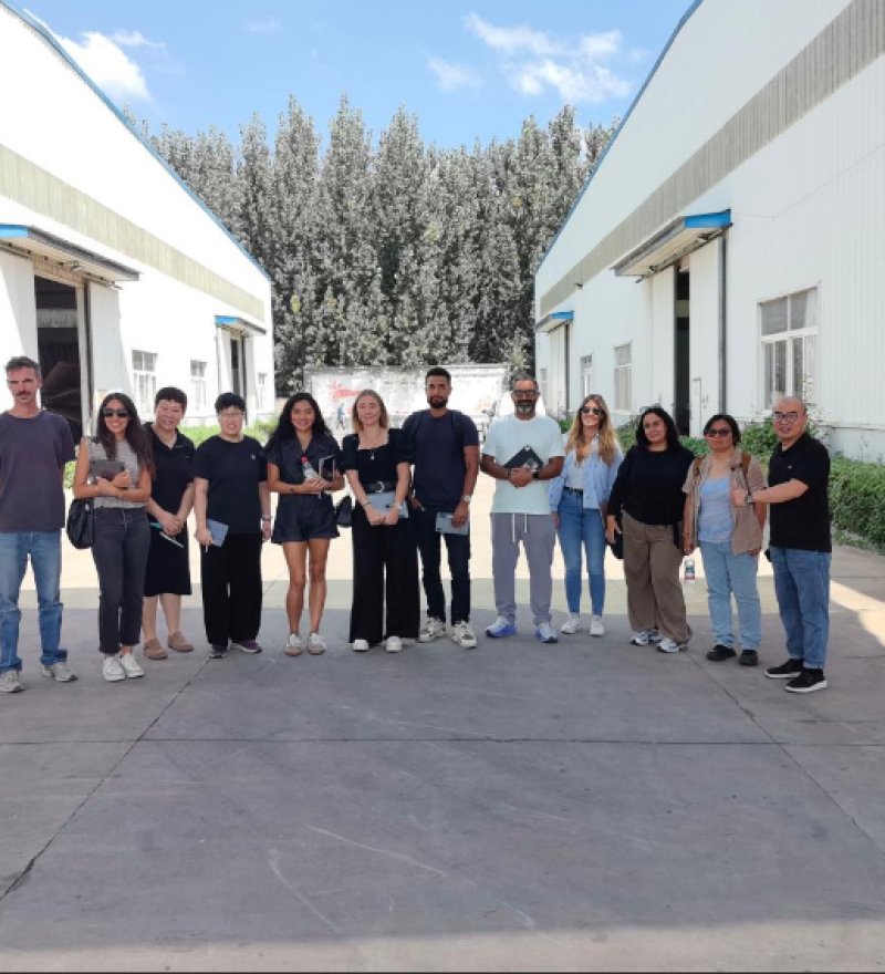 Warm Welcome ‑ Overseas Clients Visited Our Solid‑Wood Furniture Factory