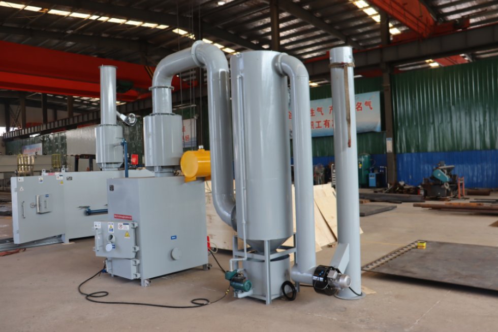 Huariton Ships HIF-50 Waste Incinerator with Spray Scrubber System to European Customer