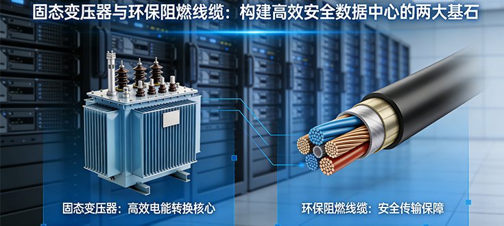 固态变压器与环保阻燃线缆：构建高效安全数据中心的两大基石
