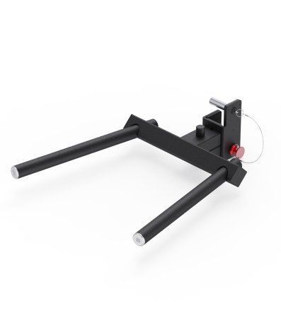 Dual Barbell Plate Storage Attachment for Power Rack | DTR018
