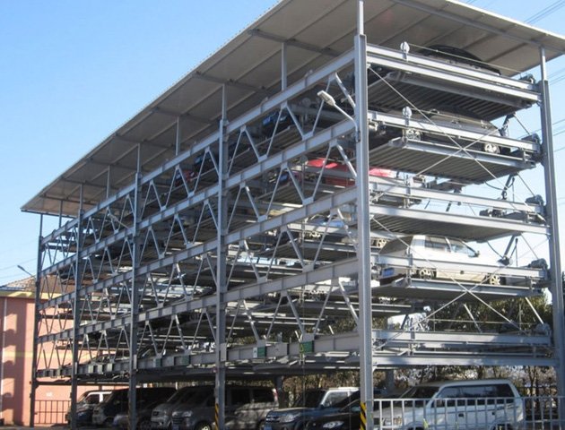 Cost-effective prefab shopping mall parking lot