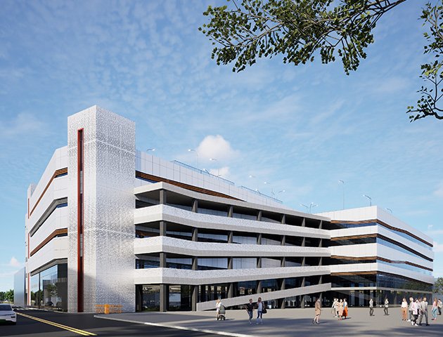  Office parking lot