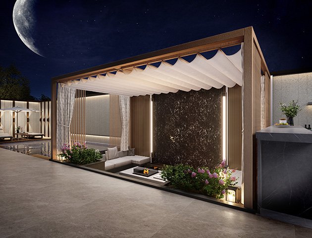 multi floor steel villa for family housing