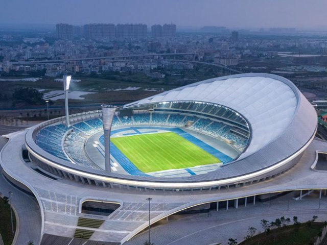 Open-air big stadium