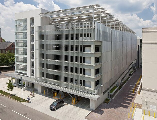 Steel structure parking building