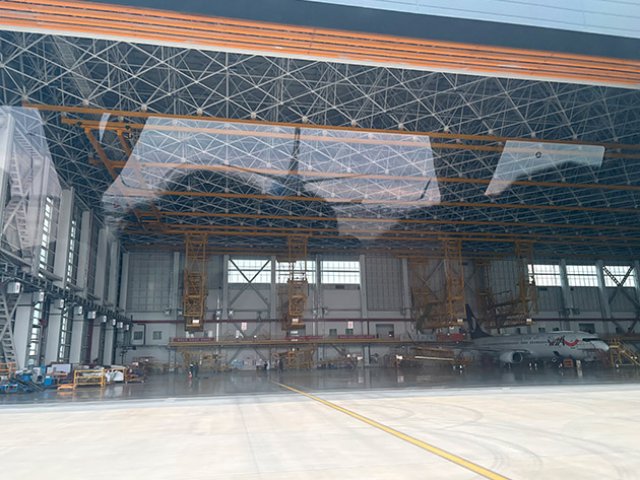 hangar à structure métallique à faible coût
