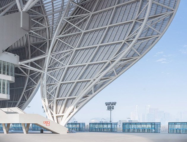 Private airport terminal building