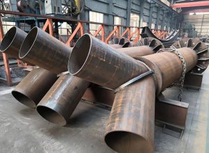 epoxy zinc-rich coated steel portal bridge