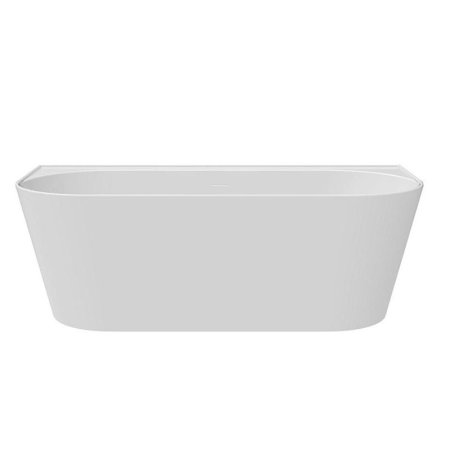 DM927C2-1500Modern White Stone Acrylic Resin Solid Surface Bathtub