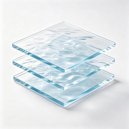 TRANSPARENT WATER-RIPPLE PMMA SHEET