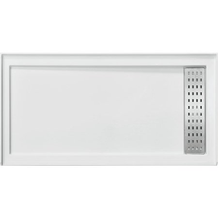 K2015 304 Stainless Steel Linear Shower Drain – Double-Channel Square Shower Base