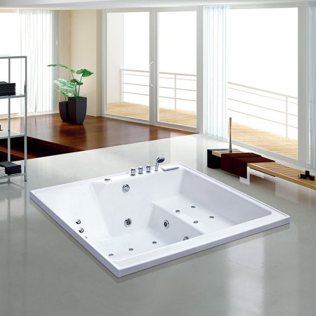 KB-8321 Acrylic Jetted Massage Bathtub
