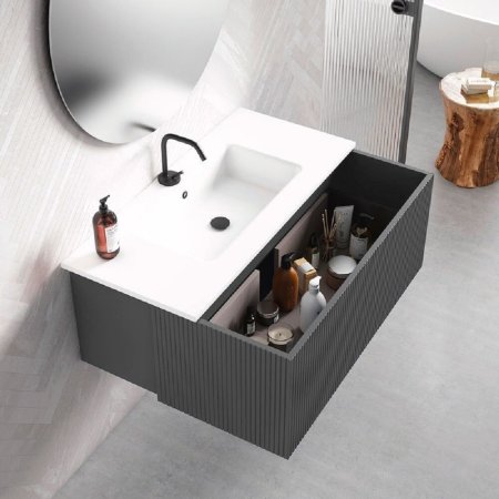 MF3103-800 Single-Drawer Storage Cabinet with Recessed Handle