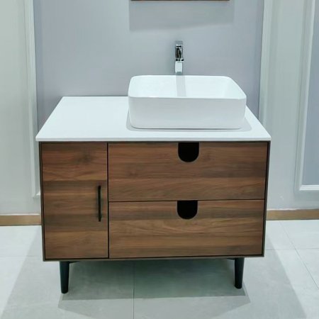 MC01 Floor-Standing Oak Single-Basin Vanity