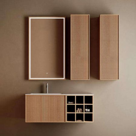 JA-25007-1200 Modern Wall-Mounted Bathroom Vanity