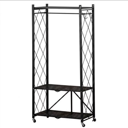 3ZD-7134158 Foldable Storage Garment Rack