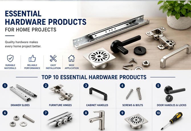 Top 10 Essential Hardware Products for Home Projects