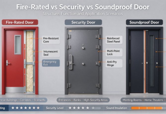 Fire-Rated, Security and Soundproof Doors: A Specialty Guide