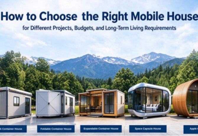 How to Choose the Right Mobile House for Different Projects, Budgets, and Long-Term Living Requirements