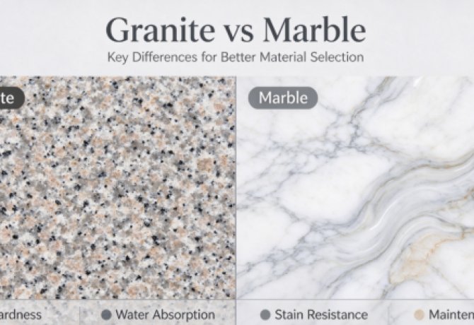 Granite VS Marble: Core Differences & Scenario Selection Guide