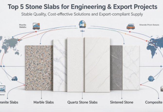 Top 5 Stone Slabs for Engineering & Export Projects in 2025